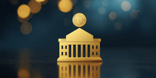 Imagem em estilo jornalístico retratando o interesse institucional em ETFs de criptomoedas