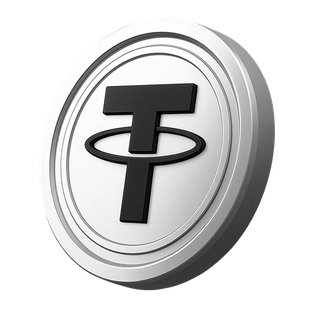 Seção de informações da conta exibindo a moeda Tether USDT