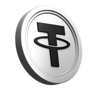 Ilustração da criptomoeda Tether USDT presente na seção de informações da plataforma