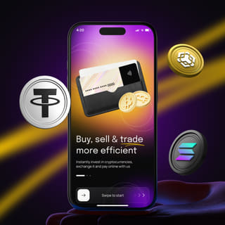 Interface de negociação Koa Valorença visualizada em um aparelho móvel